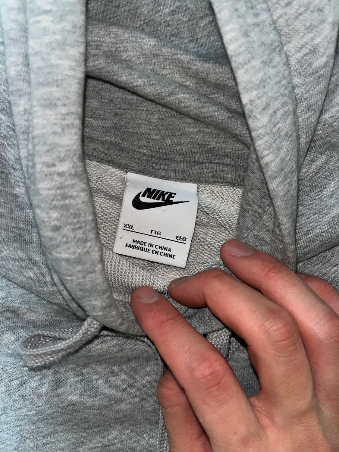 나이키 그레이 후드 상품이미지1