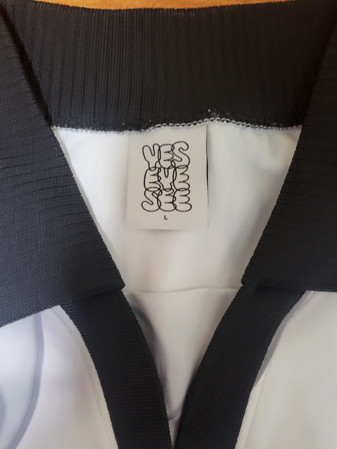 예스아이씨 반팔 풋볼 져지 저지 티셔츠 화이트 L 상품이미지4