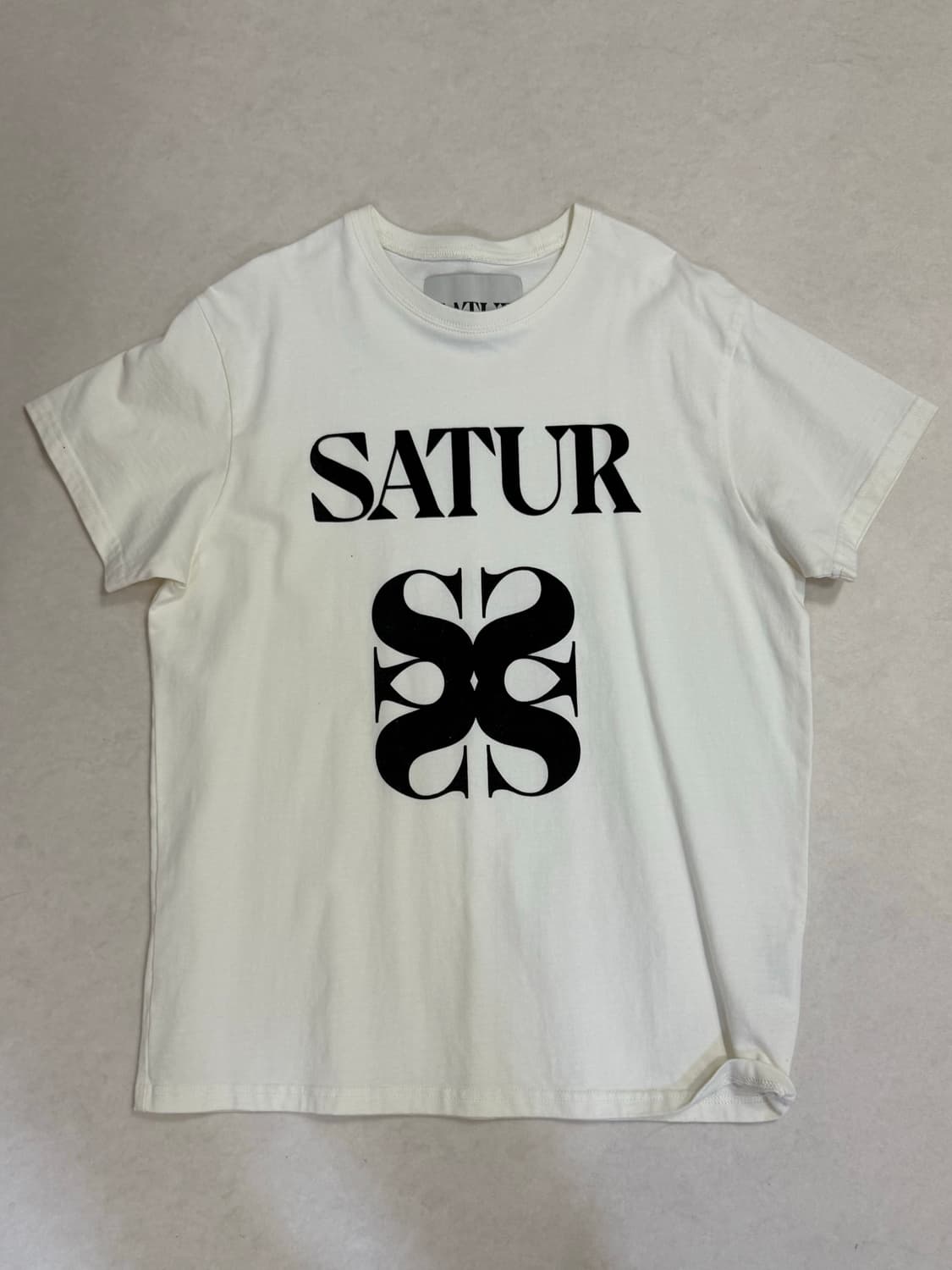 세터 로고 티셔츠 Satur All Day T-Shirt (ivory) 상품이미지6