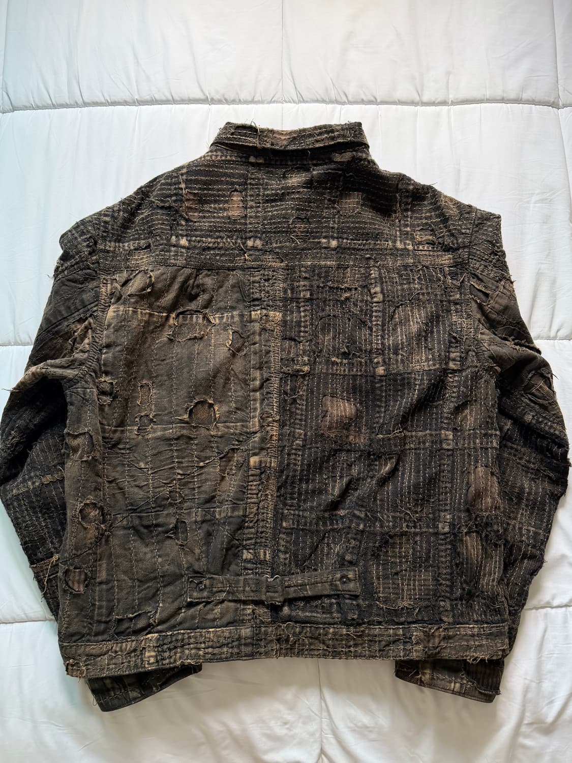 [5사이즈] 캐피탈 블랙 티 코어 보로 자켓  상품이미지2