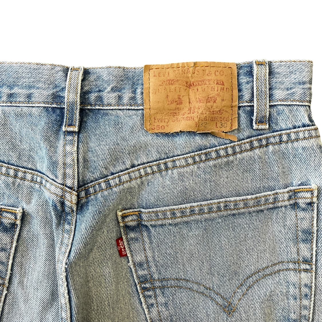 리바이스 550 릴렉스핏 연청 데님팬츠 상품이미지4