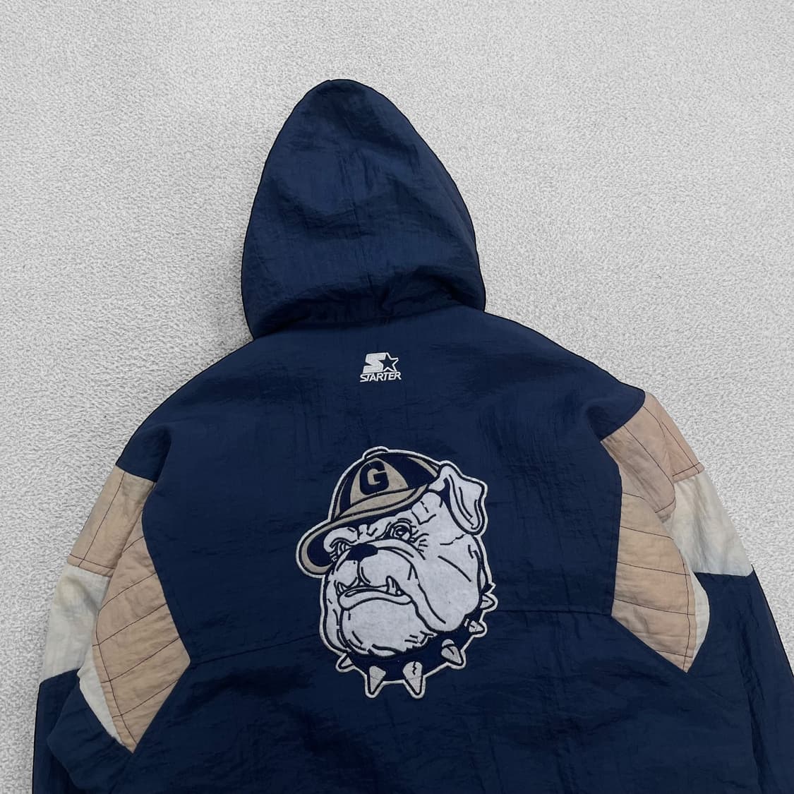 스타터 Starter 90s 올드스쿨 조지타운 불독 아노락 점퍼  상품이미지3