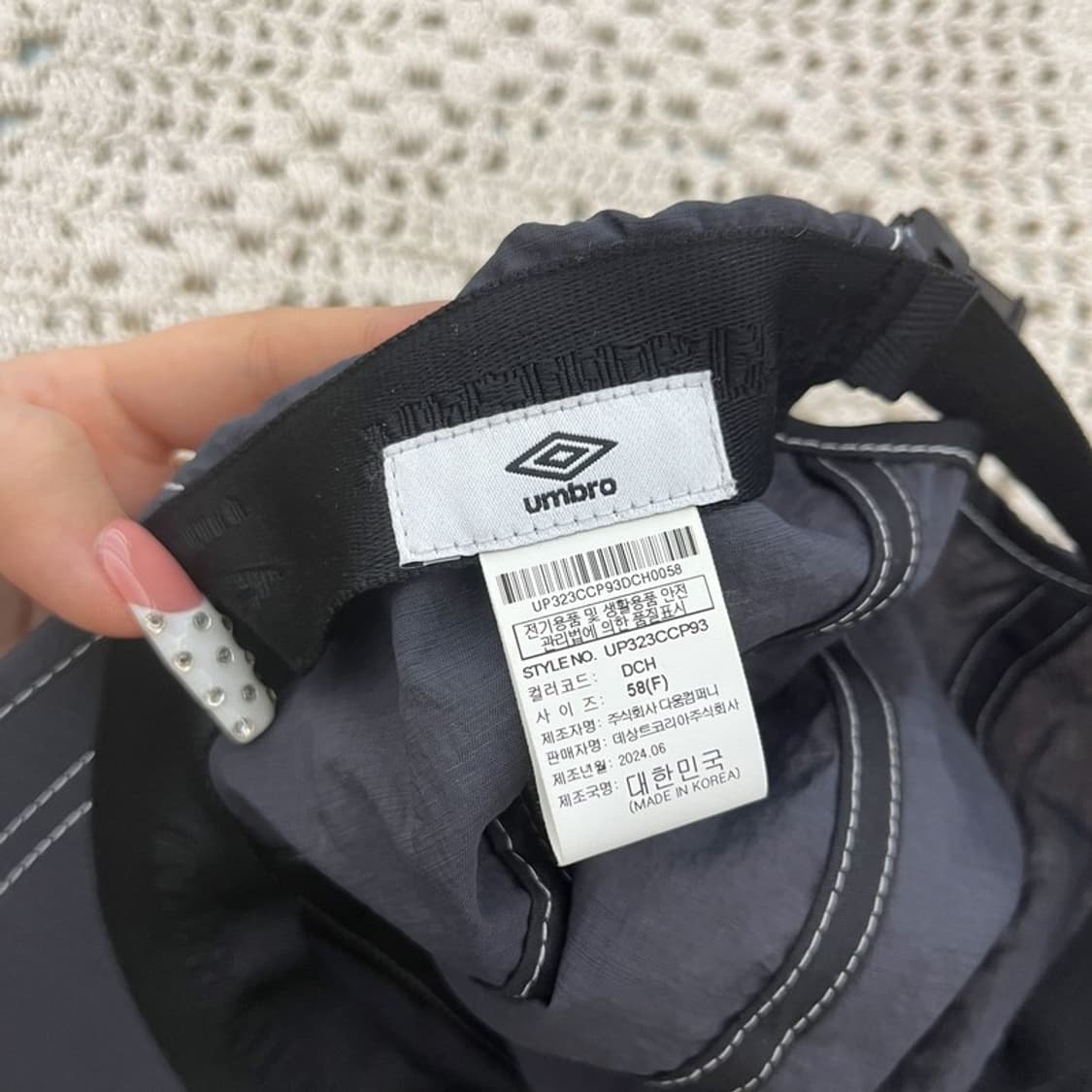 엄브로 크리스피 타슬란 빈티지 캠프캡 볼캡 C10246 상품이미지4