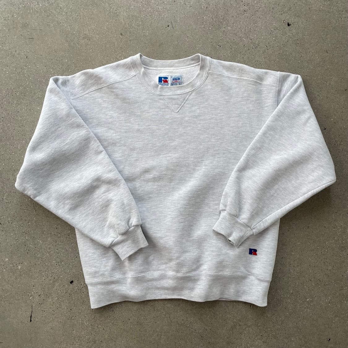 빈티지  러셀 애슬레틱 하이코튼 스웻셔츠 그레이 made in usa 상품이미지1