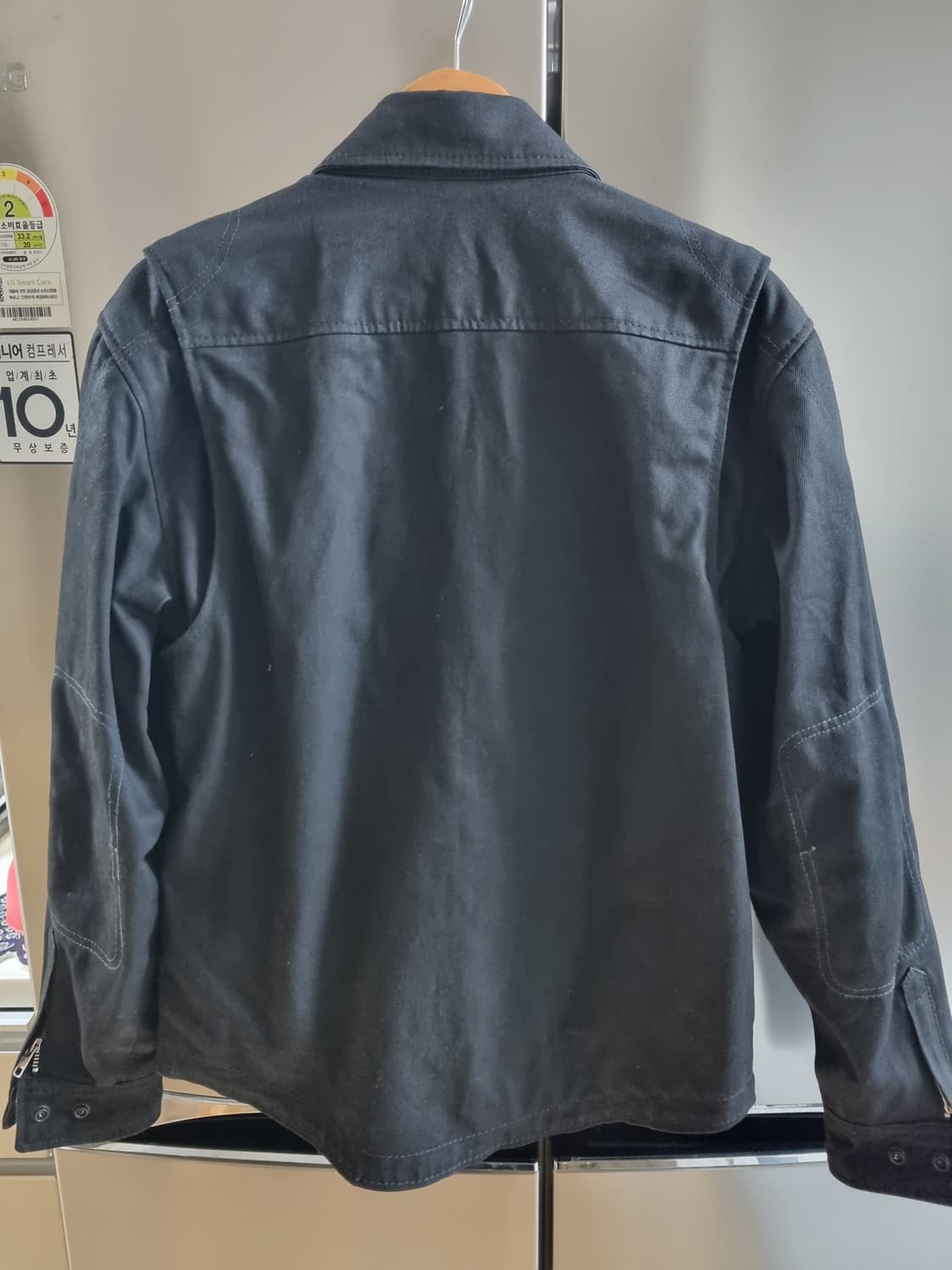Rough neck waxed rider  jacket  상품이미지3