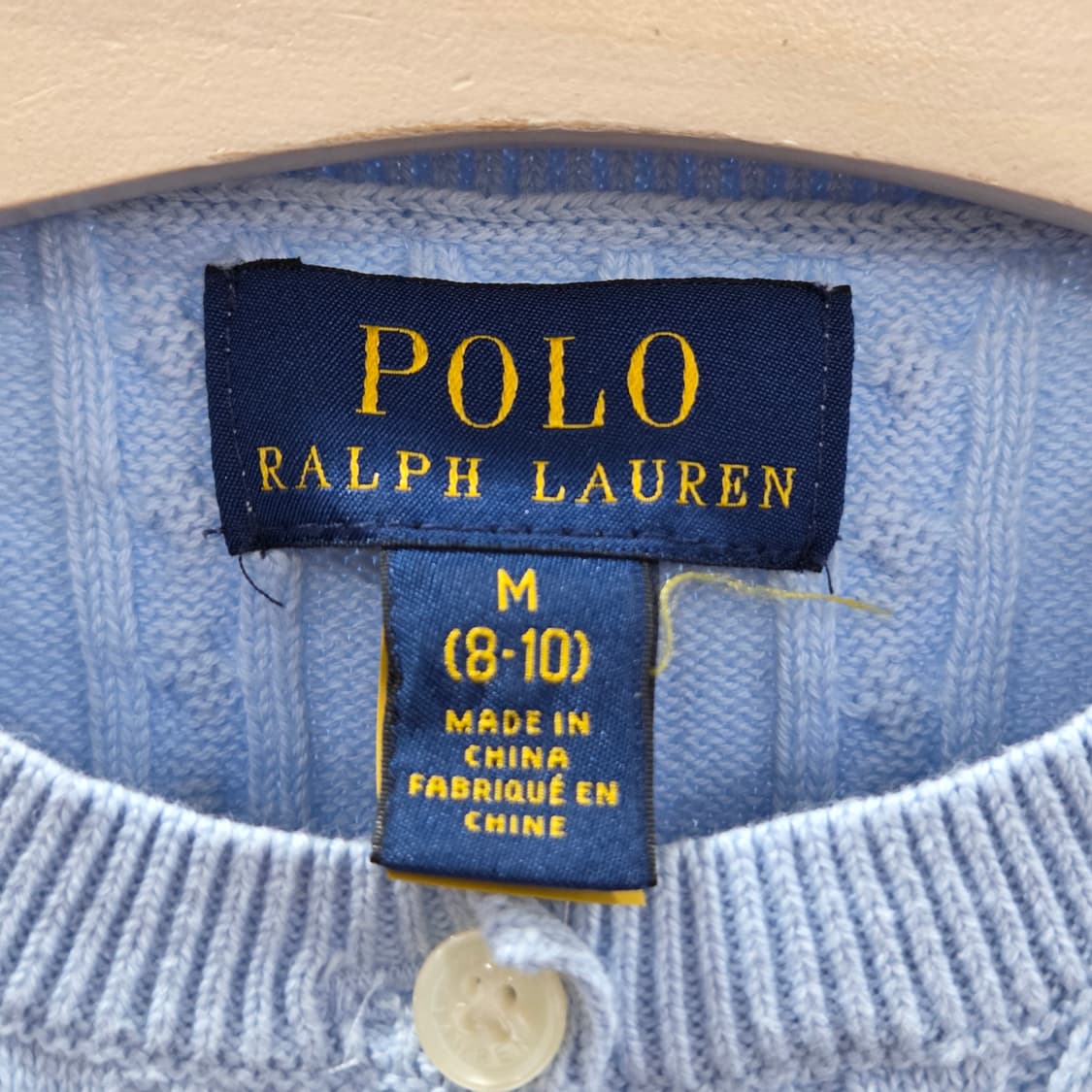 폴로랄프로렌 여아 케이블 니트 가디건 M/8/10 상품이미지3