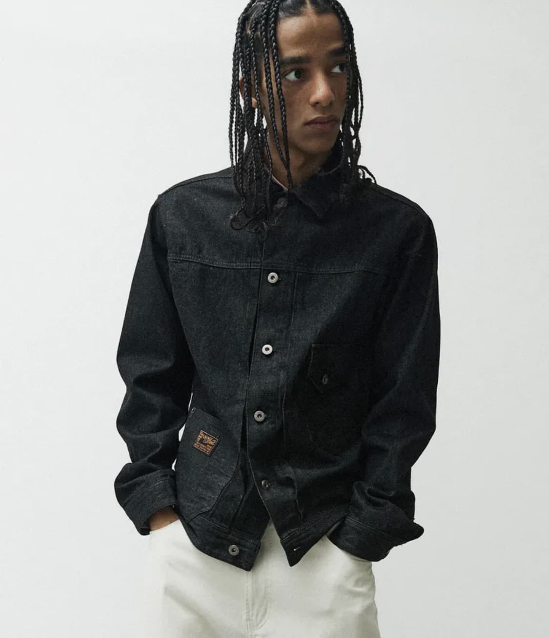 (새상품) 맥우드건 트러커 5109 오리지널 스탠다드핏 블랙 데님 재킷  상품이미지1