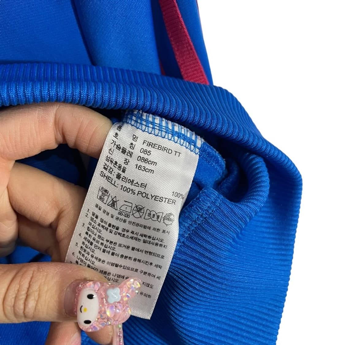 아디다스 블루 핑크 파이어버드 트랙탑  상품이미지7