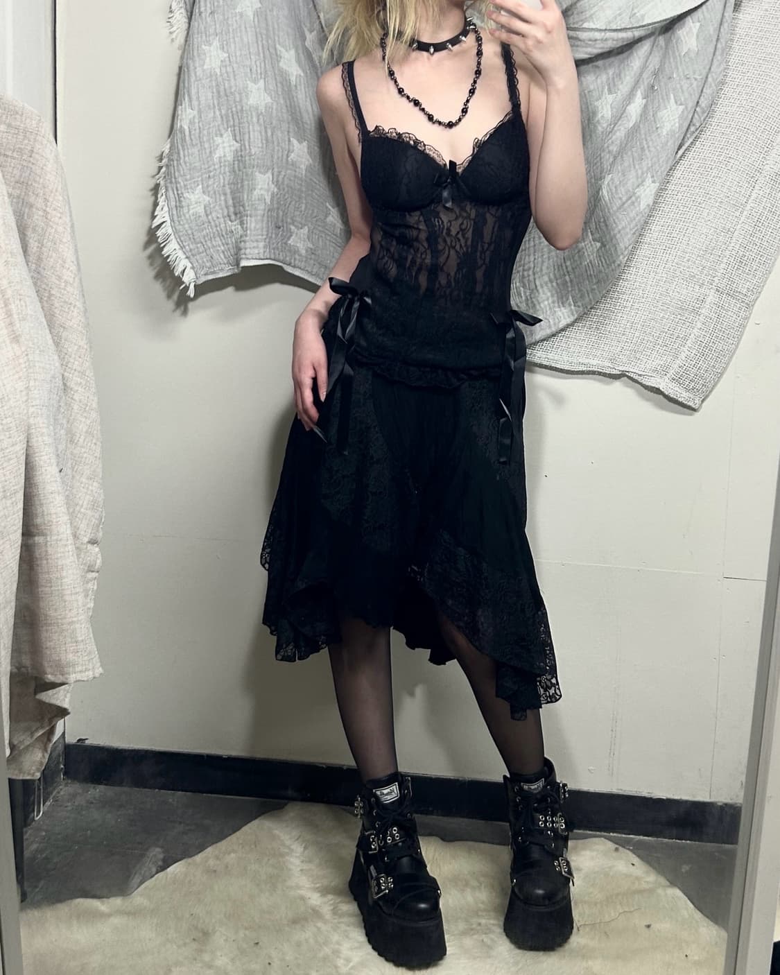 goth punk dark lolita set 상품이미지2
