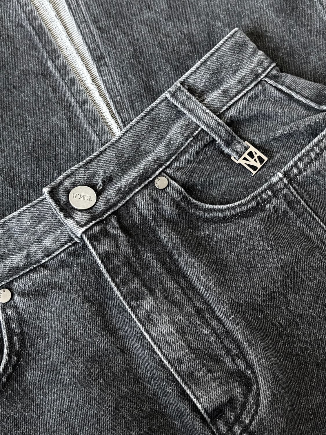 트리밍버드 데님 셋업 스커트 1사이즈 상품이미지4