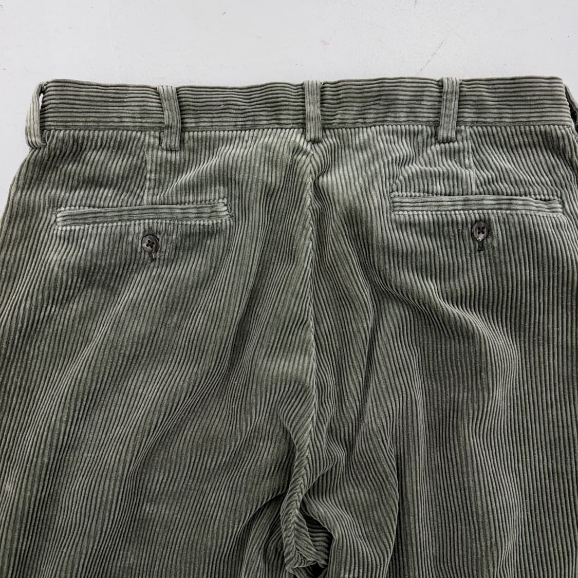 폴로 코듀로이 카키 와이드 코튼 치노팬츠 상품이미지5