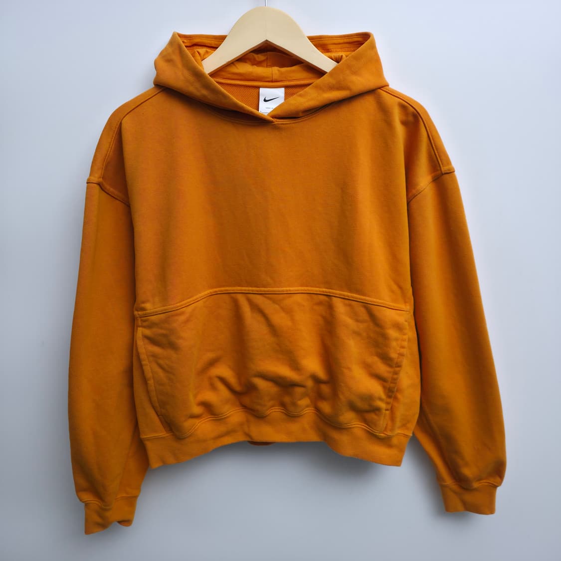 [L] 나이키 크롭 후드티 오렌지 상품이미지1