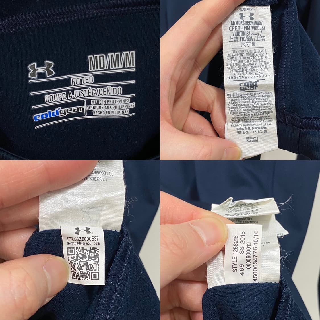 언더아머 15-16 토트넘 긴팔 트레이닝 탑 약기모 상품이미지7