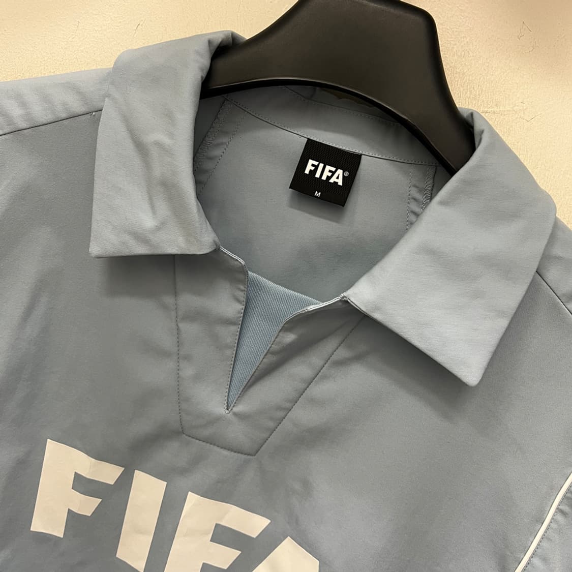 FIFA 피파 1904 라이트블루 우븐 드릴탑 M 상품이미지3