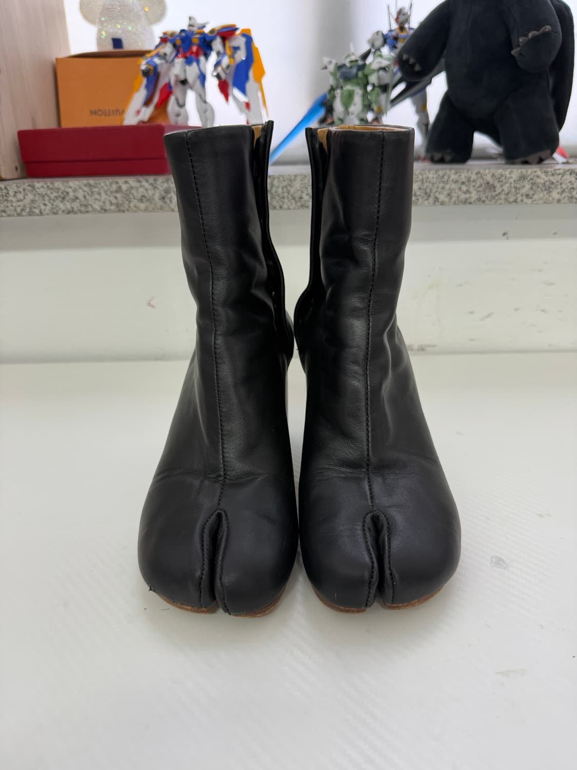 정품) 메종마르지엘라 타비 가죽 부츠 38 상품이미지1