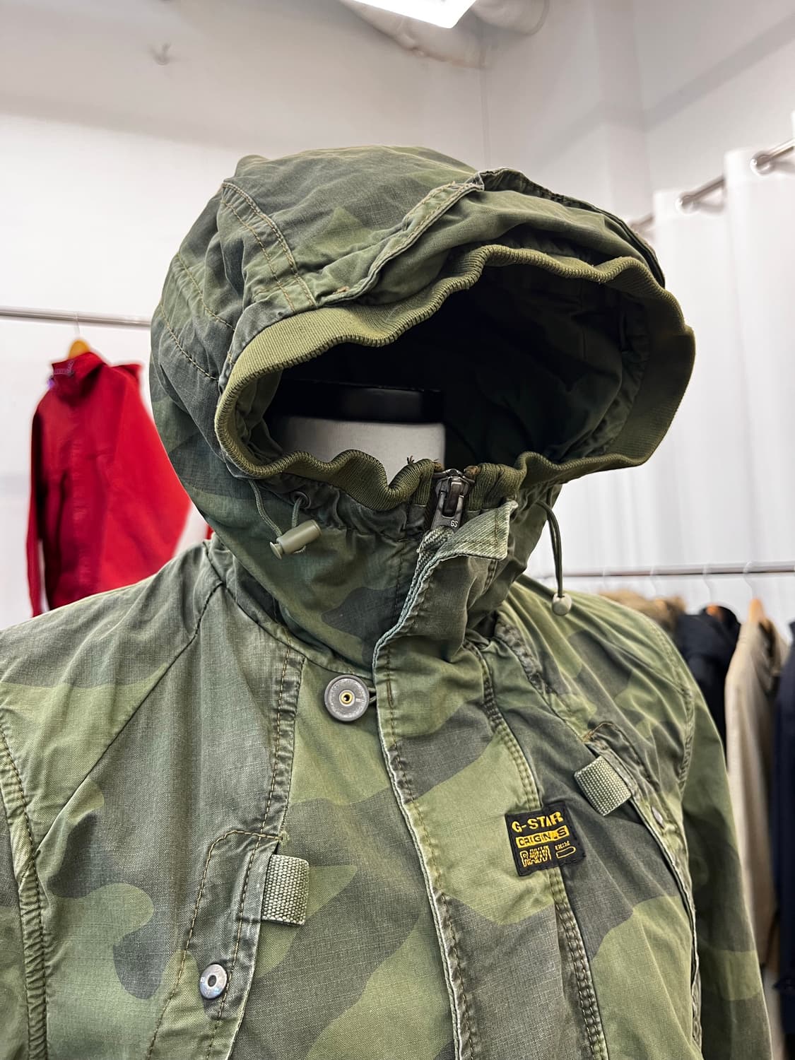 G-Star Raw 카모플라주 후드 파카 상품이미지8