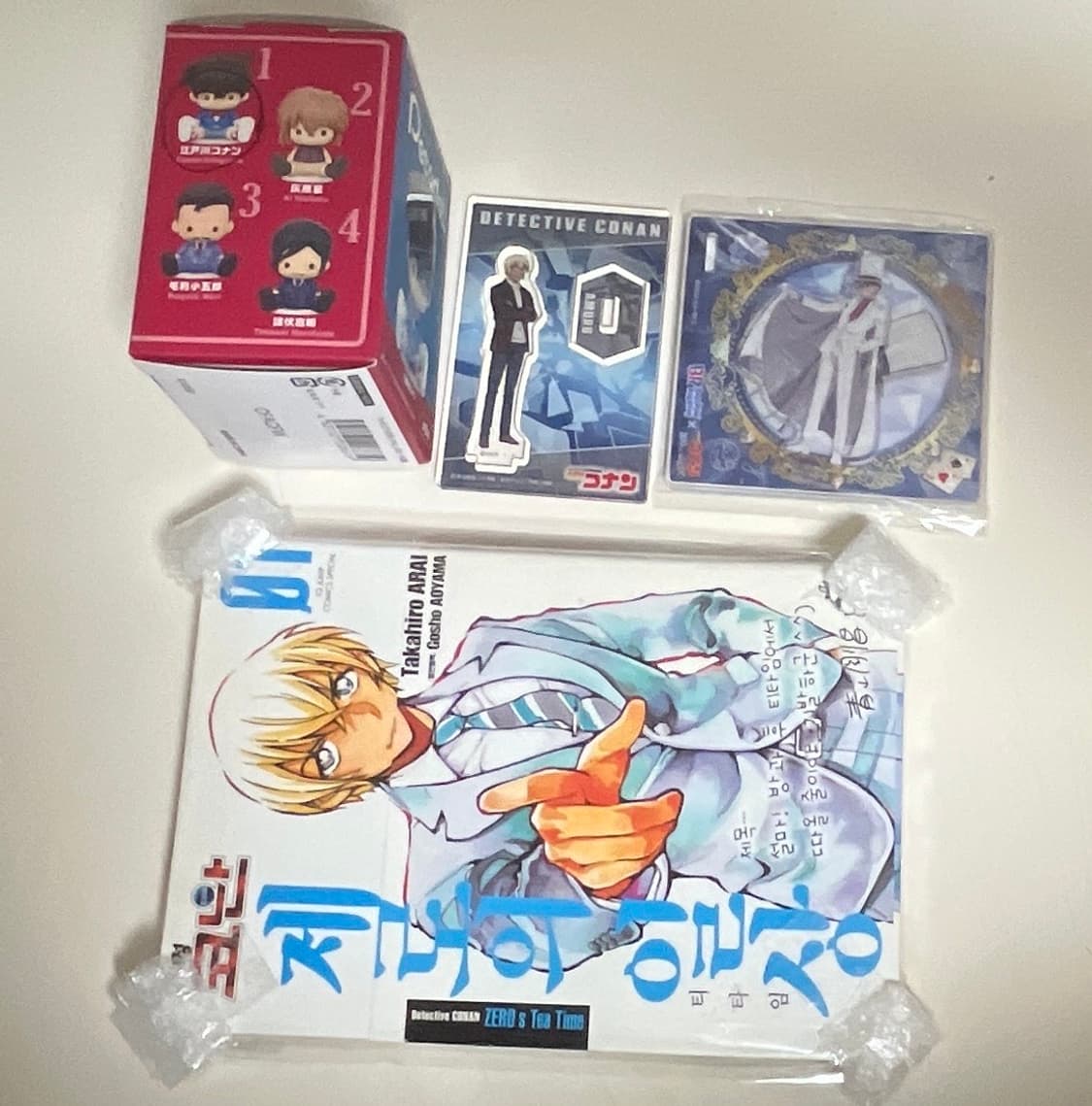 명탐정코난)제로의 일상 만화책,코난 피규어,아무로토오루+괴도키드 아크릴 상품이미지1
