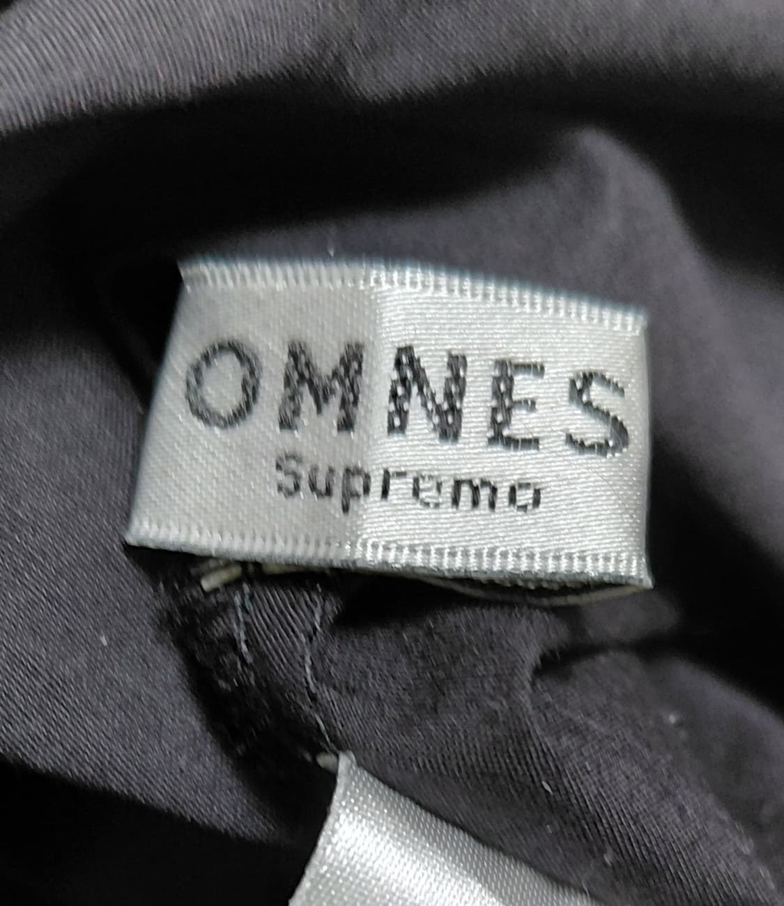 [정품] OMNES Supremo 밴드칼라 볼륨 소매 셔츠 원피스-블랙 상품이미지6