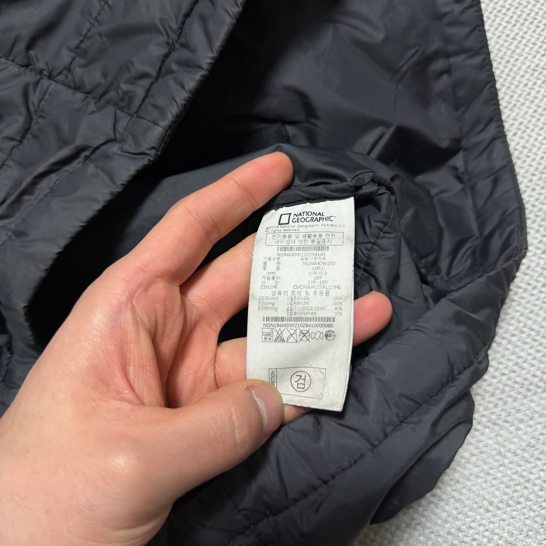 내셔널지오그래픽 경량패딩 상품이미지5