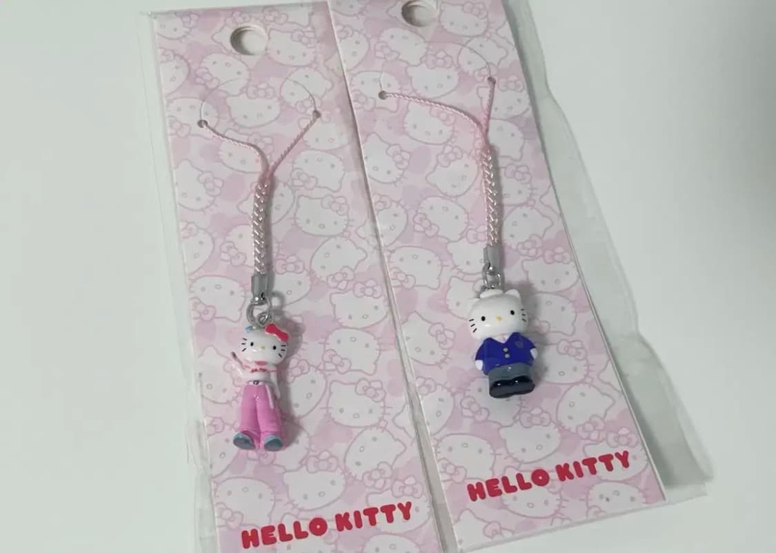 2종 50주년 키티 스트랩 k패션 롱다리키티 교복 키티 다니엘 스쿨 상품이미지2