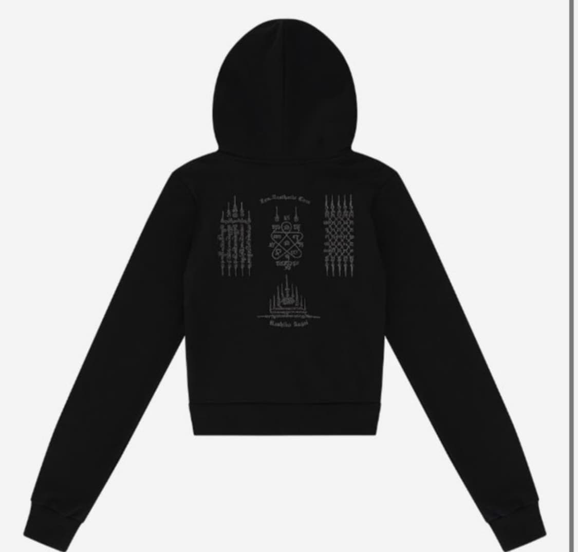 [S 구해요] 카시코 얀트라 슬림 후드집업 블랙 상품이미지1