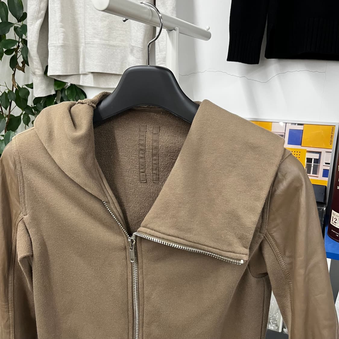 릭오웬스 다크쉐도우 레드트림 후드집업 S 상품이미지2