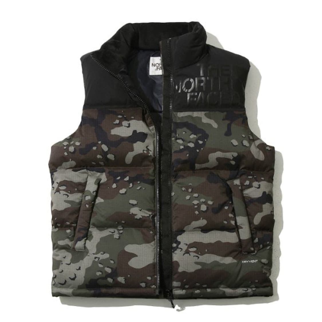 노스페이스 카모 패딩조끼 상품이미지1