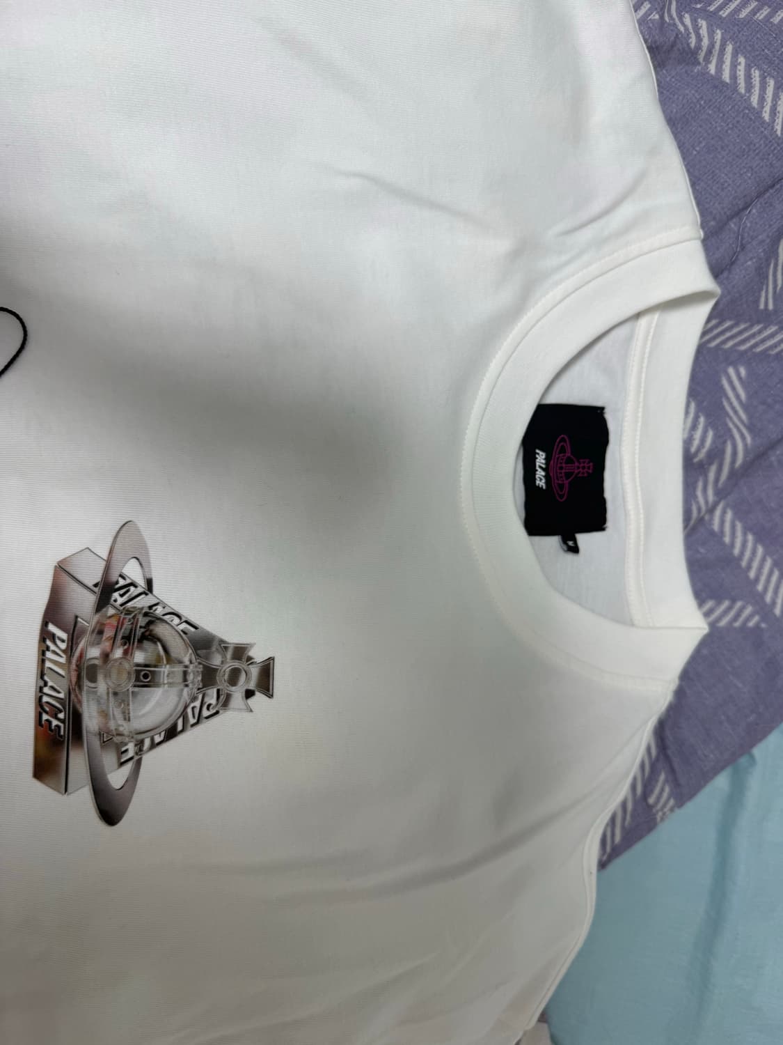 [M]팔라스 비비안웨스트우드 반팔 화이트 상품이미지2