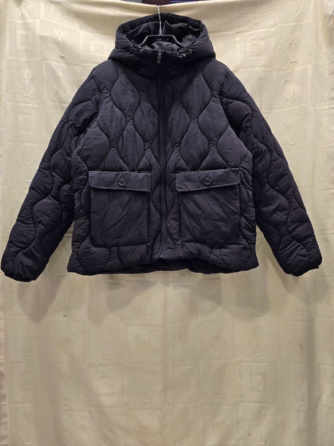 거의새거) 에디바우어 여성 퀼팅 후드 패딩 M(66) 상품이미지1