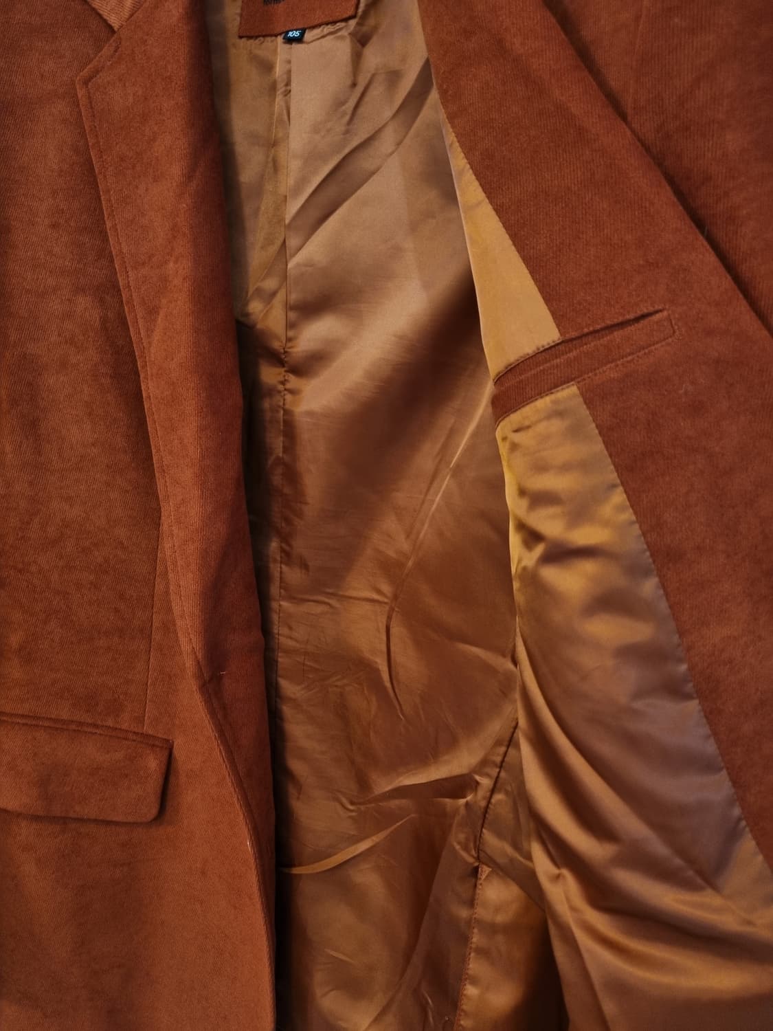 스웨이드 콤비 자켓 105 러스티오렌지 상품이미지6