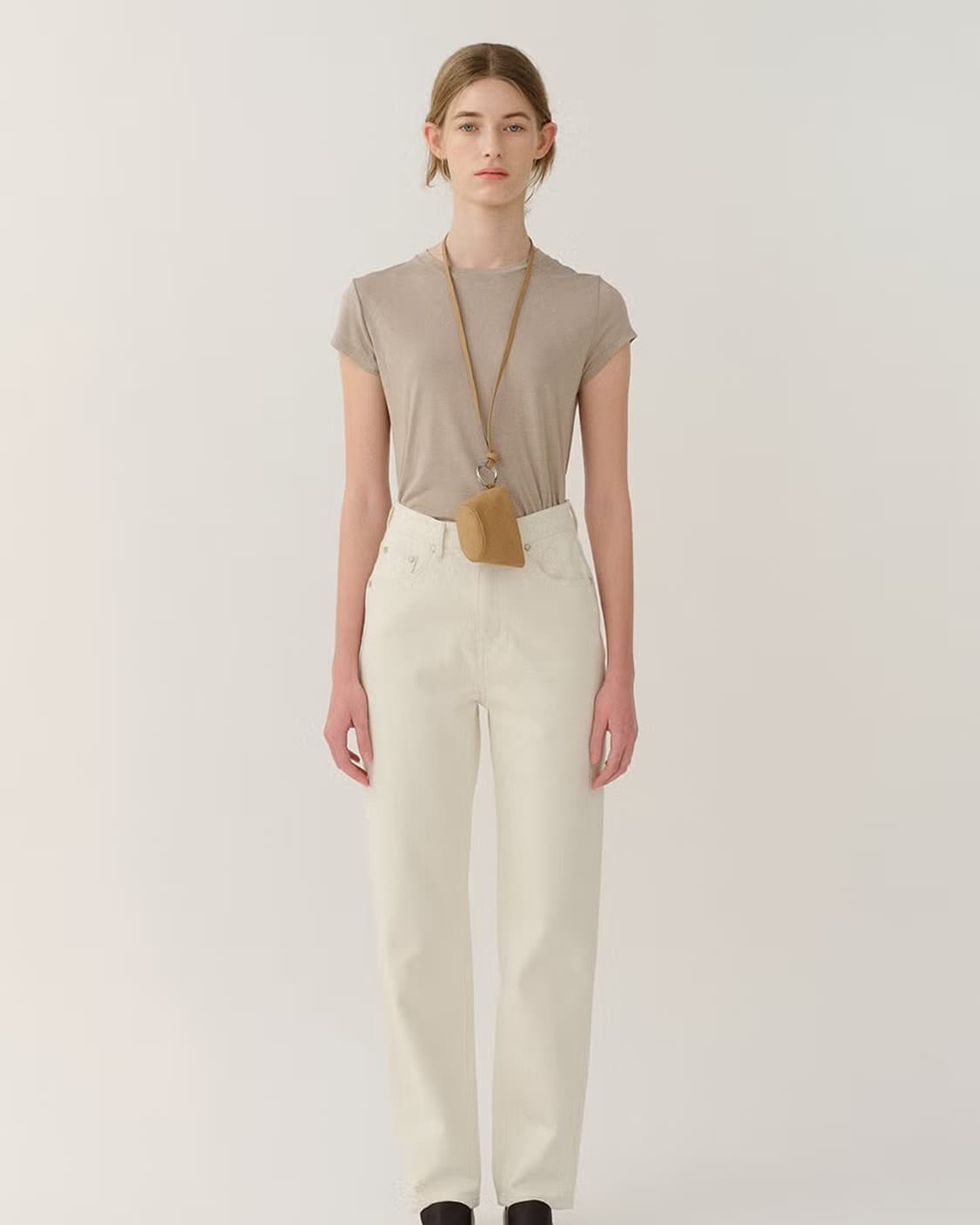 킨더살몬 크림 데님 S (pique denim) 상품이미지1