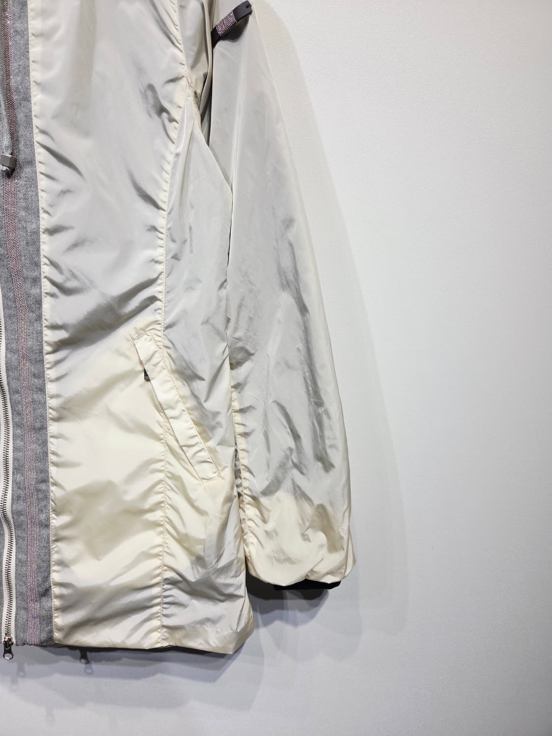 505 CM collezioni (씨엠콜렉션) 울 배색 후드 집업 점퍼 상품이미지5