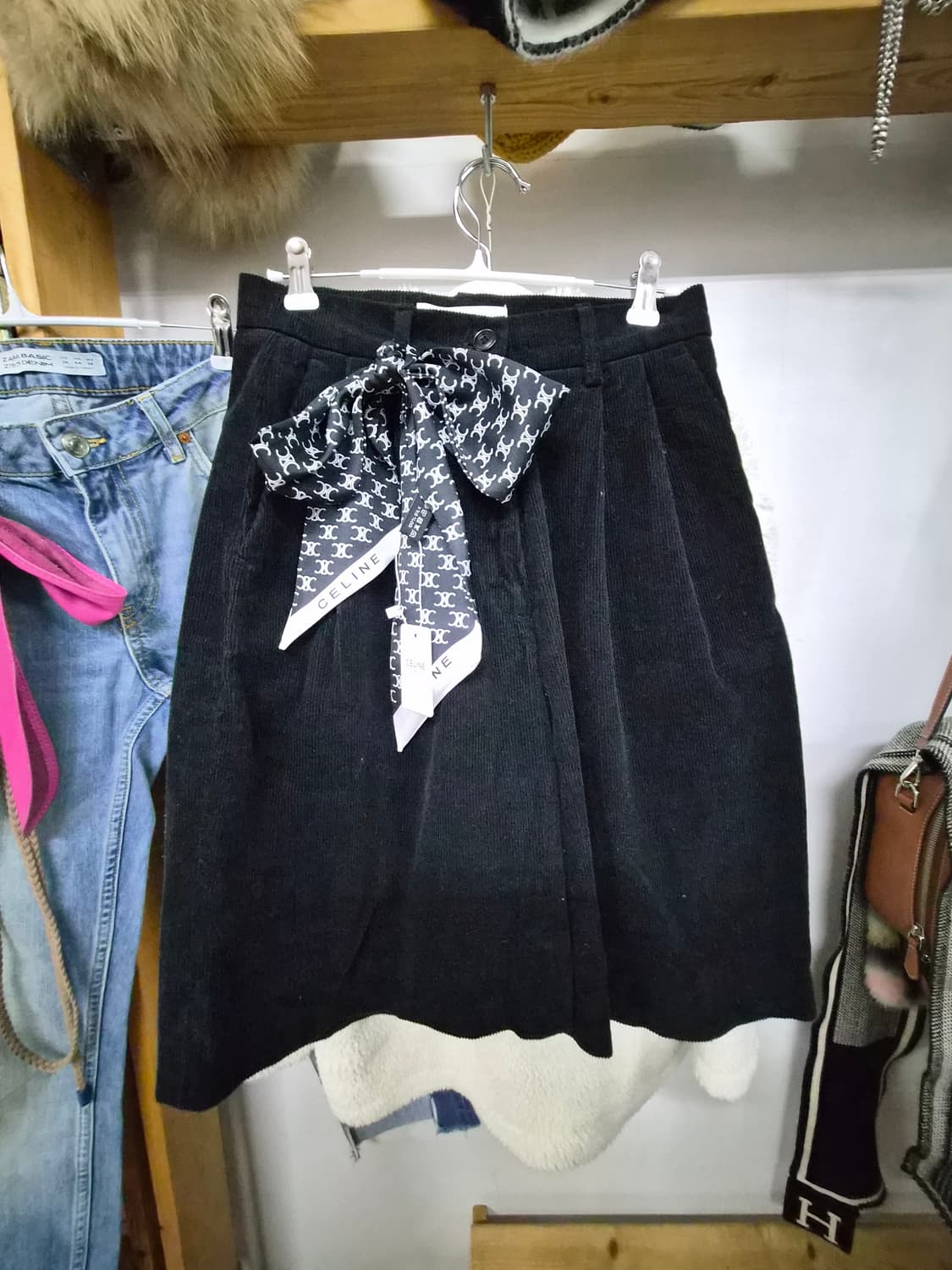 미키패치 뽀글이 자켓. ouvir 코듀로이 버뮤다팬츠 상품이미지6