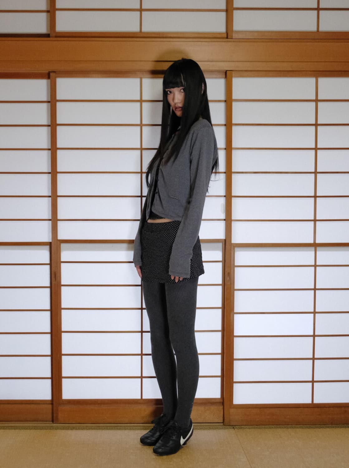 WSC archive Comfy cardigan 003 gray 상품이미지4