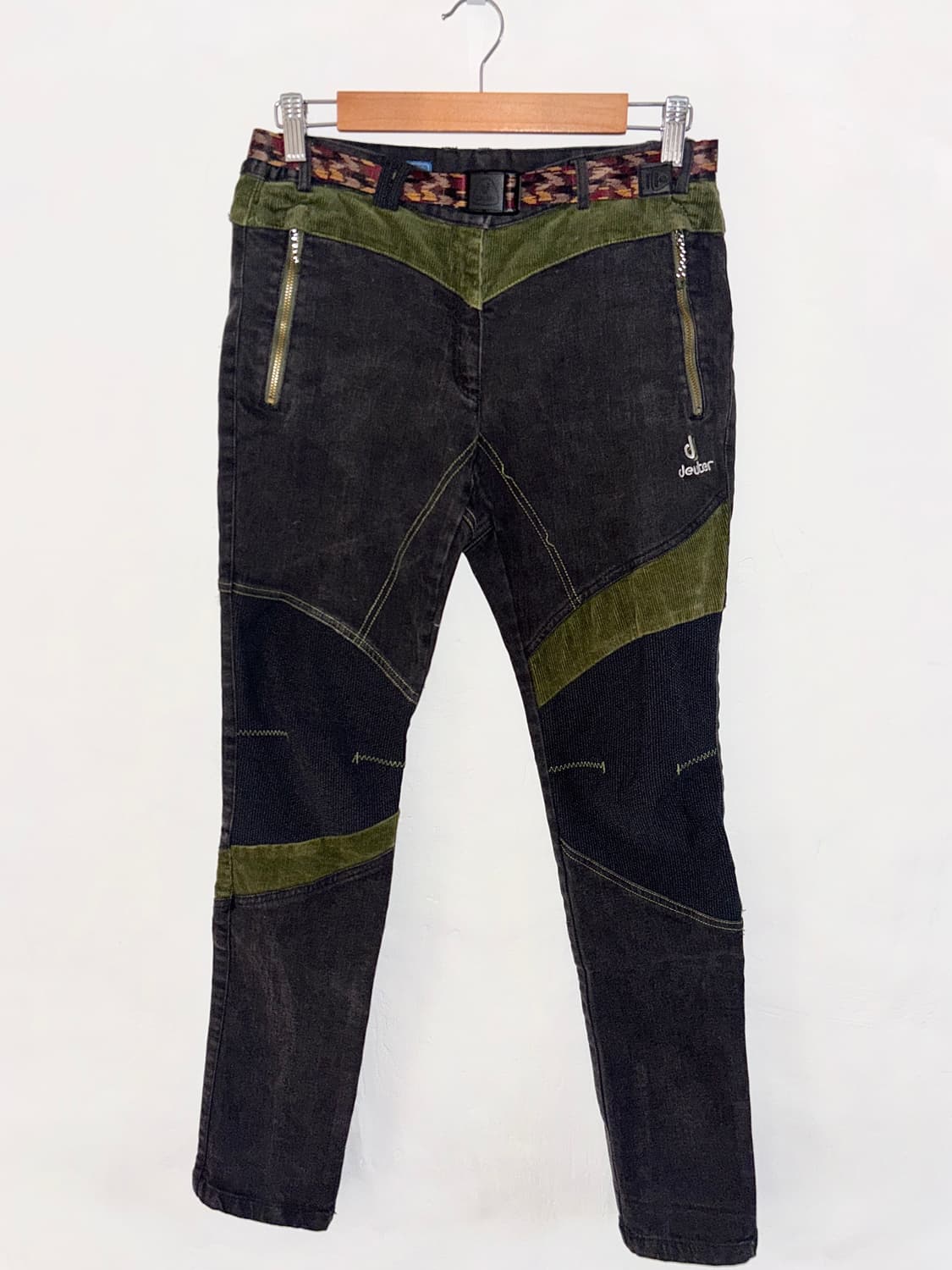 고프코어 배색 테크 팬츠 (deuter, 벨트포함) 상품이미지1