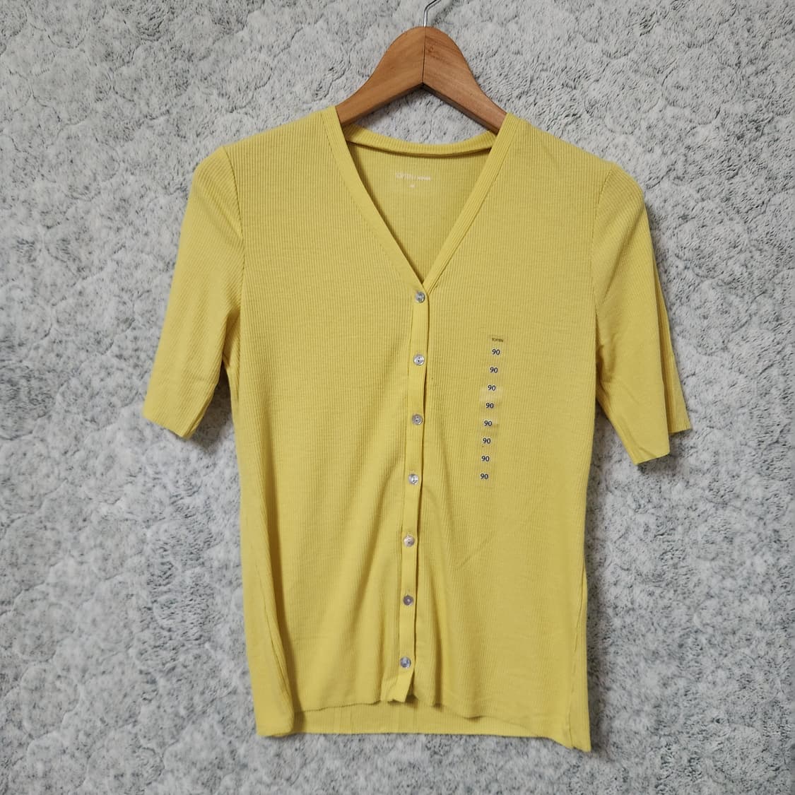 245A [95] 새제품 탑텐 반팔 니트 가디건 상품이미지1