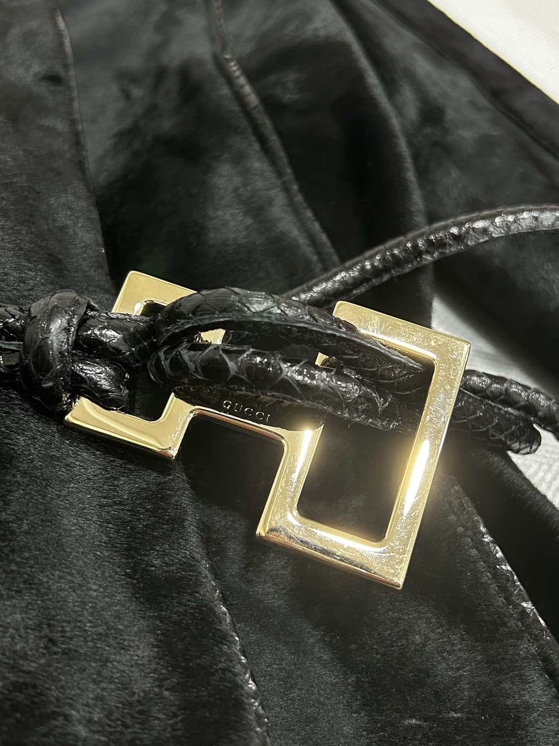 구찌 소가죽 실크 벨티드 집업 자켓 38사이즈 xs 상품이미지6