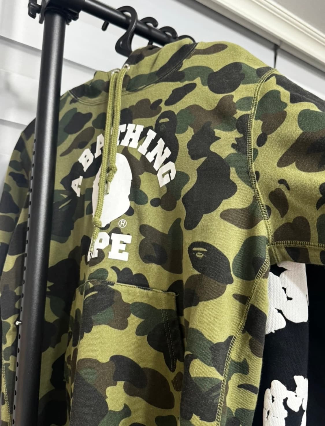 베이프 그린 카모 후드티 m사이즈 상품이미지1
