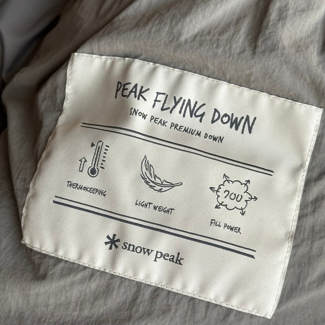 Snow Peak heavy down jacket 상품이미지5