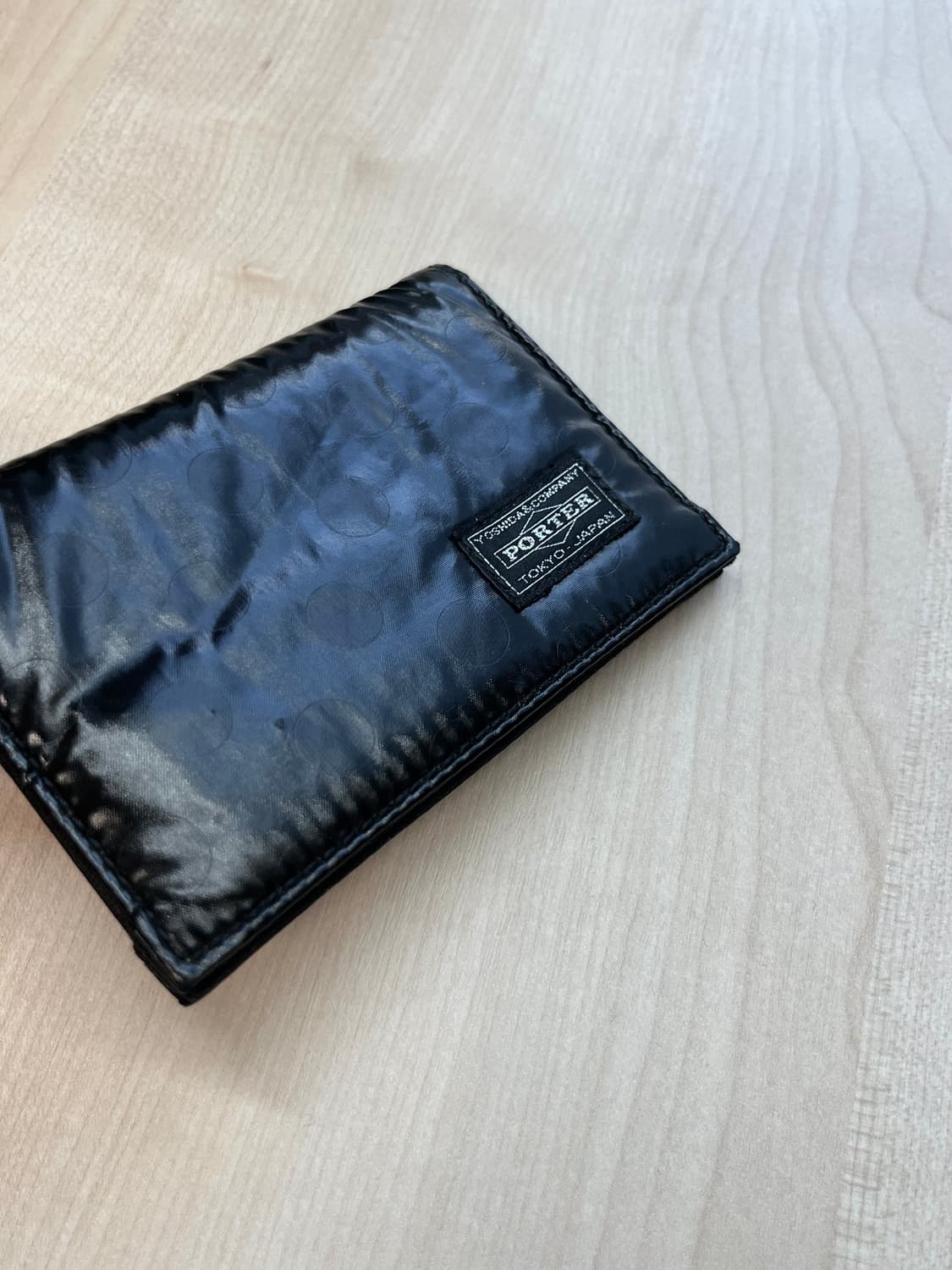 PORTER 포터 도트 카드지갑 블랙 상품이미지5
