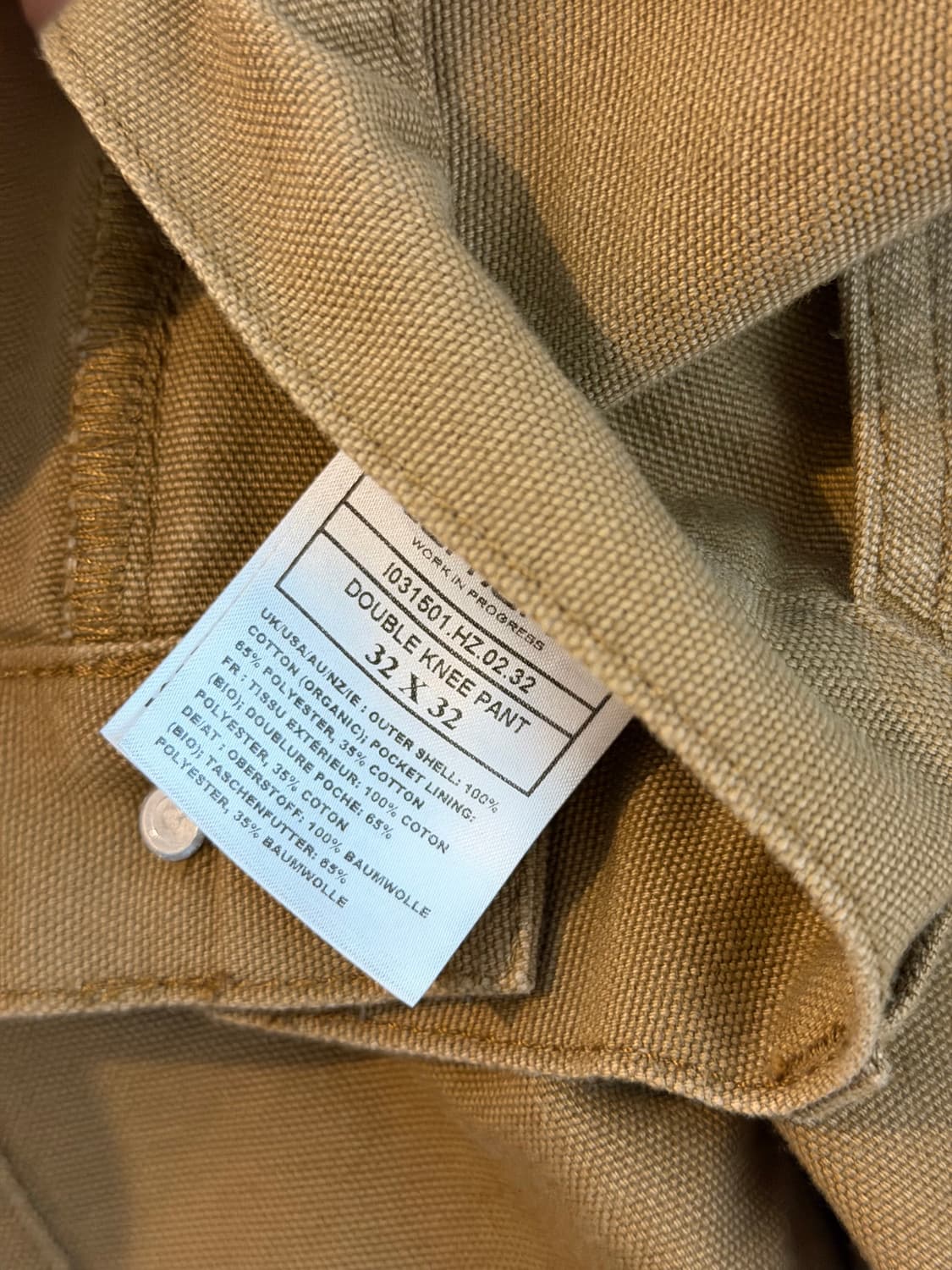 칼하트wip 더블니 상품이미지3