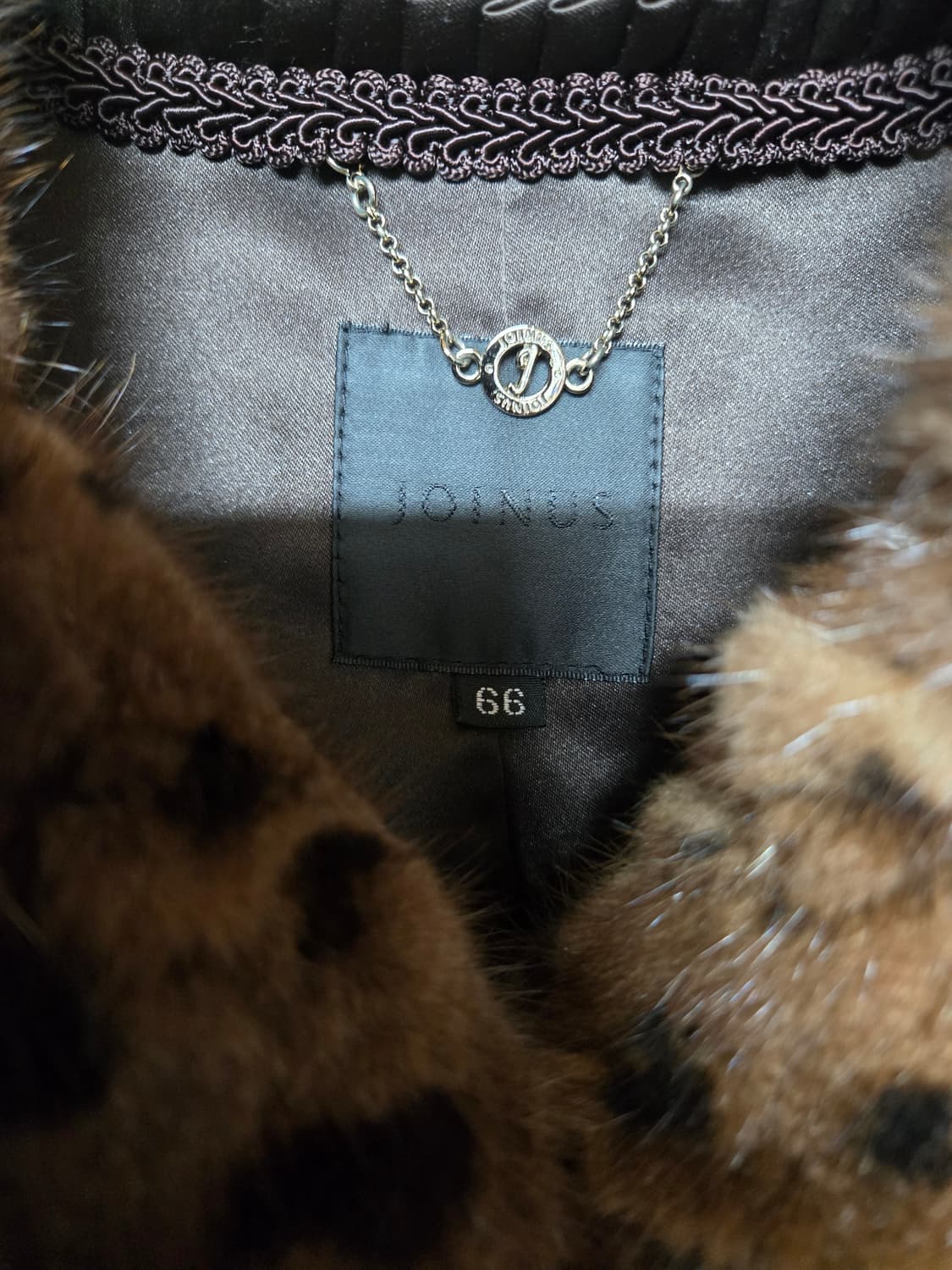 조이너스 레이파드 밍크코트 66 벨트X 상품이미지6