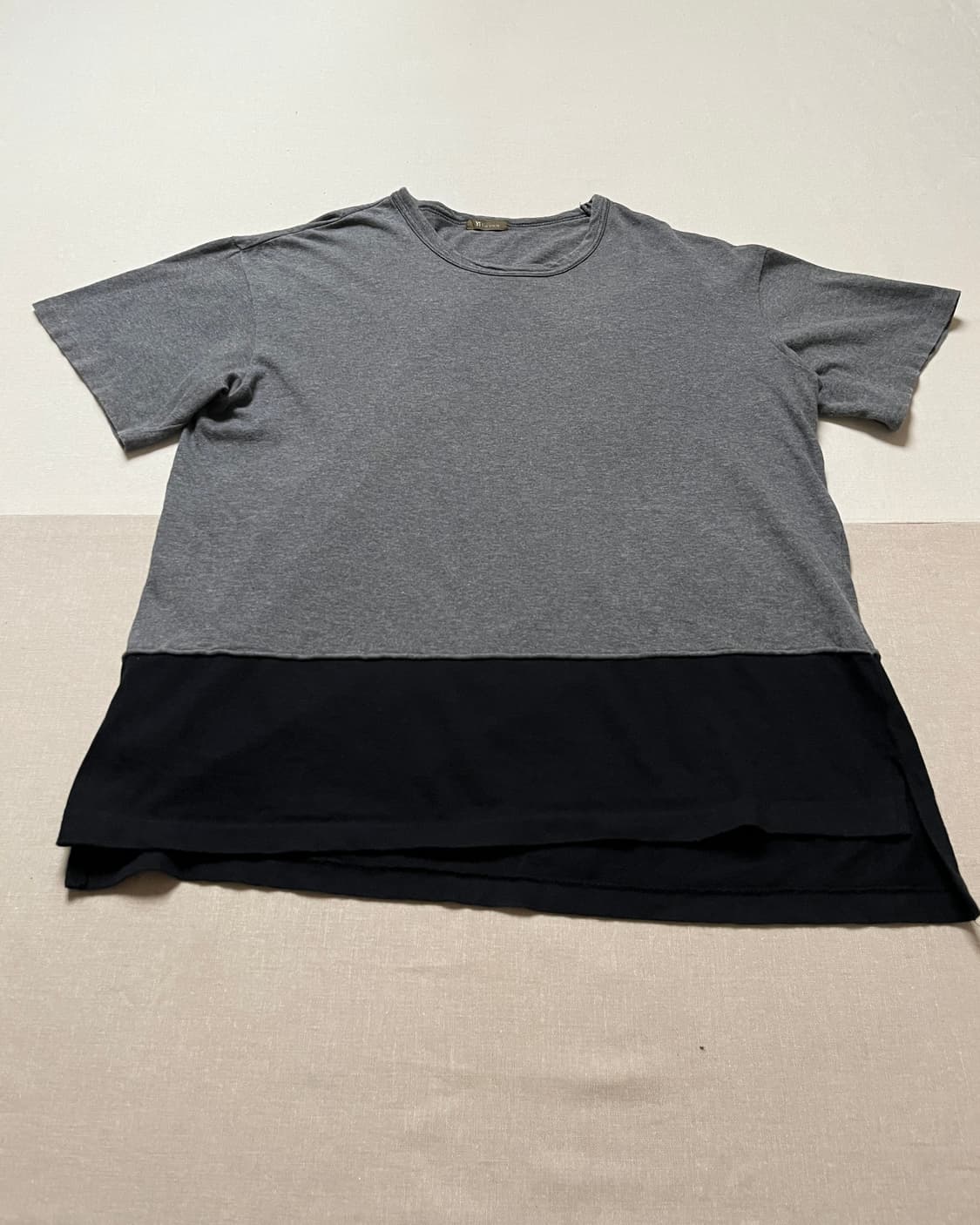 Y’s for men 패널 티셔츠 yohji yamamoto 요지야마모토 상품이미지3