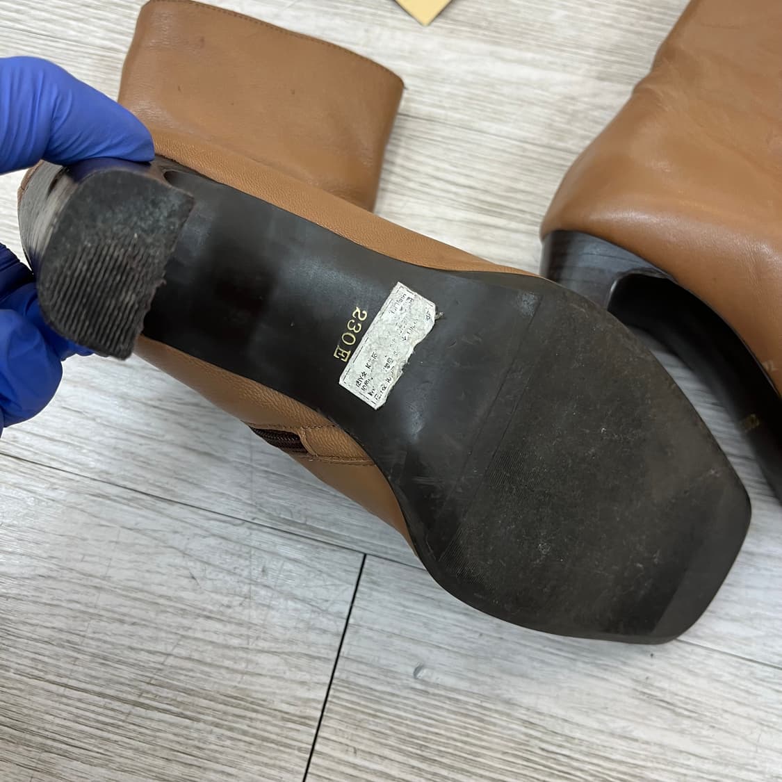 빈티지 레더 부츠  상품이미지3