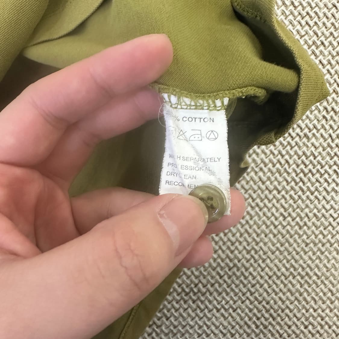 XL 패치 남성용 카라 반팔티 0326D  상품이미지3