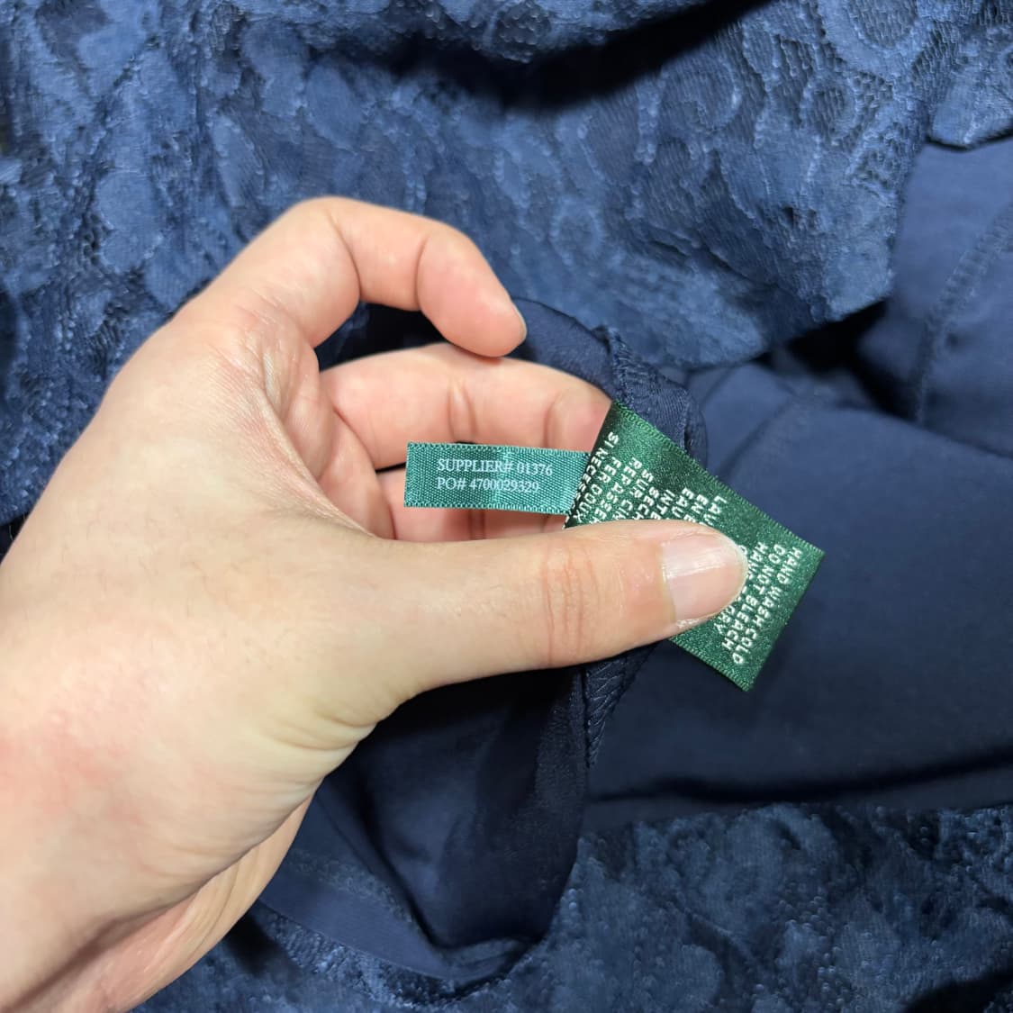 새상품 20W 로렌 랄프로렌 다크네이비 플로럴 드레스 원피스 상품이미지6