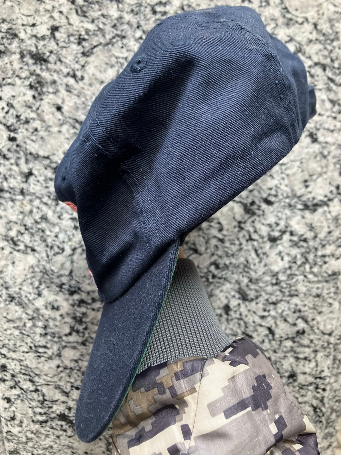 쿼터스낵스 스케이트보드 6패널캡 볼캡 모자 네이비 상품이미지2