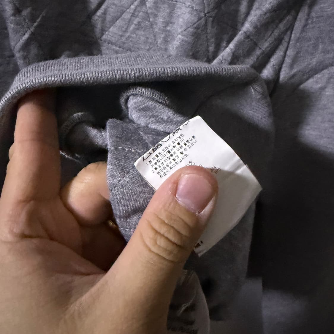 닐바렛 남성 누빔 맨투맨 S (남성 95-100정도) 상품이미지8