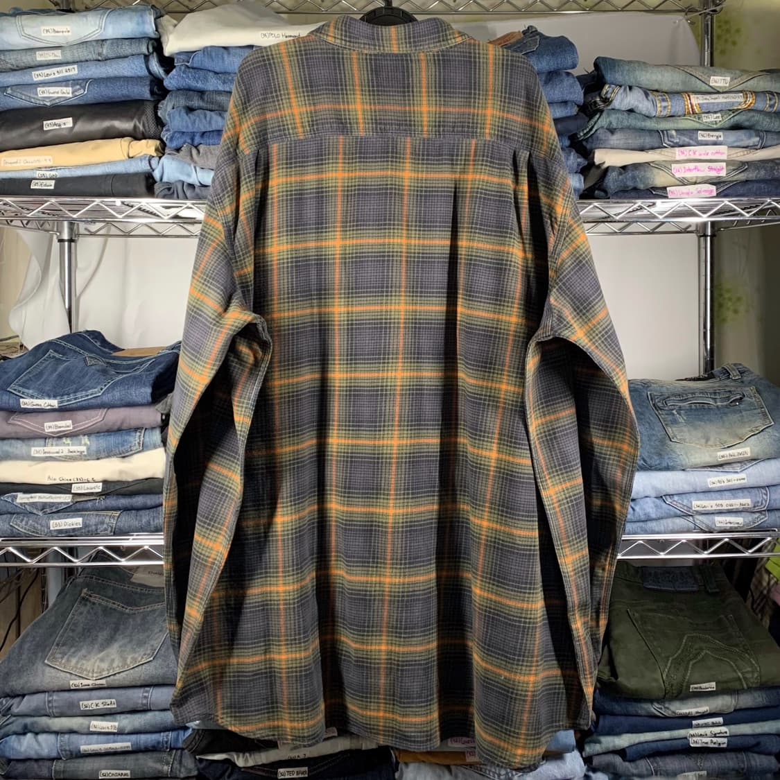 [3XL] 칼하트 멀티체크 플란넬 워크셔츠 상품이미지3