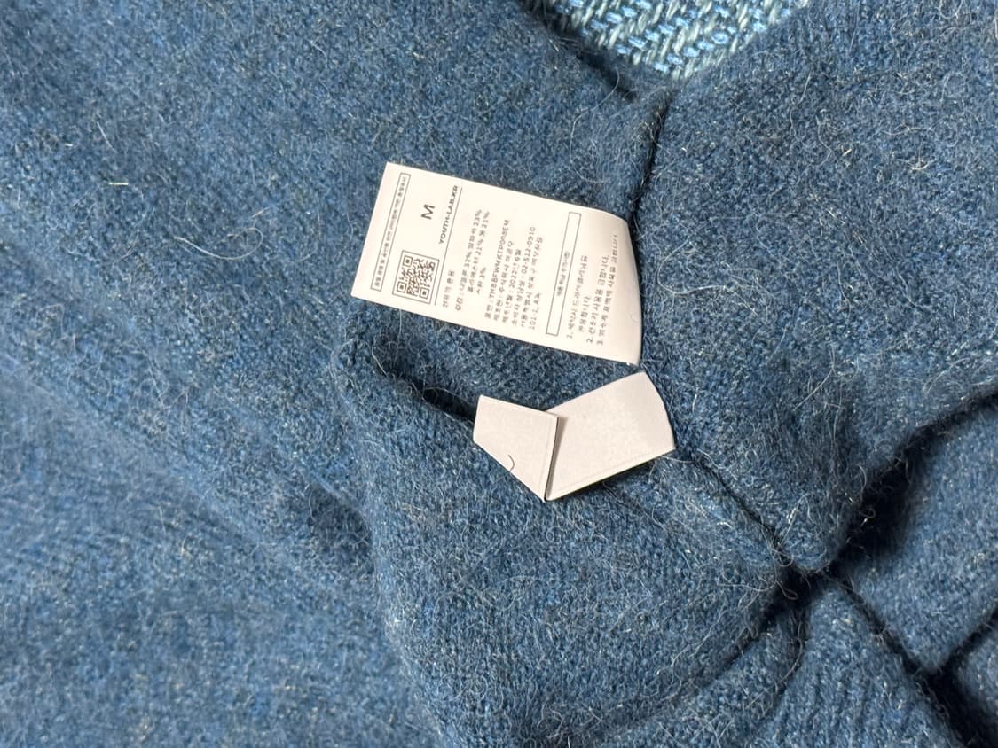 유스 알파카 카라 니트 M 상품이미지4